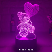 Load image into Gallery viewer, Love Bear Series 3D Light Creative Night Light LED Visual Light