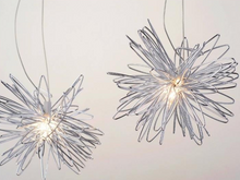 Load image into Gallery viewer, Aluminum Wire Star Moon Chandelier