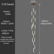 Load image into Gallery viewer, Led Long Line Pendant Stair case Chandelier