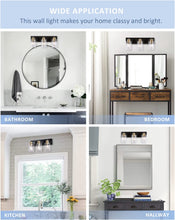Load image into Gallery viewer, Clear Glass Shade,Modern Vanity Lights for Mirror Kitchen Hallway Foyer