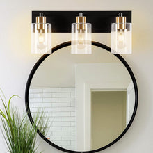 Load image into Gallery viewer, Clear Glass Shade,Modern Vanity Lights for Mirror Kitchen Hallway Foyer
