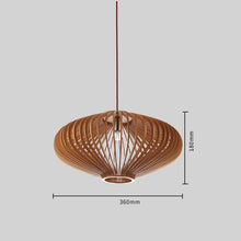 Load image into Gallery viewer, Bamboo Woven Nordic Birdcage Chandelier