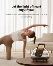 Load image into Gallery viewer, LED Night Light, Music Bedside Lamp with Wireless Charger, 4 in 1 Touch Lamp, Portable Bluetooth Speaker, Phone Holder, Dimmable Wireless Charging Lamp Birthday Gifts for Women, Men, Dad, Mom