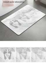 Load image into Gallery viewer, Modern Quickly Absorbent Bathroom Mat Toilet Doormat Shower Room Anti-Slip Bath Carpets Floor Pad Rugs for Bathtub Wash Basin
