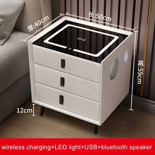 Load image into Gallery viewer, Multi-Functional LED Wireless USB Charging Night Stand