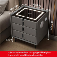 Load image into Gallery viewer, Multi-Functional LED Wireless USB Charging Night Stand