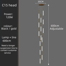 Load image into Gallery viewer, Led Long Line Pendant Stair case Chandelier