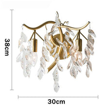 Load image into Gallery viewer, Gold Crystal Chandelier K9 Lustre Crystal Gold Chandelier LED Luxury Chandelier for Indoor Hotel Tree Branch Chandelier