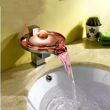 Load image into Gallery viewer, Led Luminous Color Changing Fashion Creative Copper Faucet