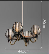 Load image into Gallery viewer, American Luxury Copper Chandelier Loft LED E14 Pendant Chandelier Lustre Chandelier Lighting Drop Light for Living Room