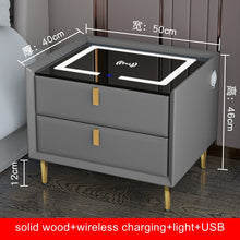 Load image into Gallery viewer, Multi-Functional LED Wireless USB Charging Night Stand