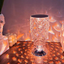 Load image into Gallery viewer, Fish Scale USB Port LED Rechargeable Touch Crystal Lamp