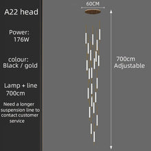 Load image into Gallery viewer, Led Long Line Pendant Stair case Chandelier