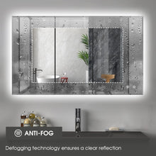 Load image into Gallery viewer, Dimmable 40 X 24 Inch Backlit Led 3 Colors White/Warm/Natural Lights Wall Mounted Fog Free mirror