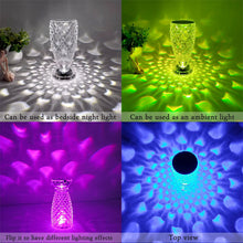 Load image into Gallery viewer, Fish Scale USB Port LED Rechargeable Touch Crystal Lamp
