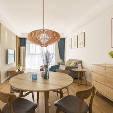 Load image into Gallery viewer, Bamboo Woven Nordic Birdcage Chandelier
