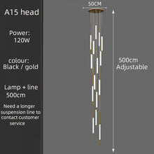 Load image into Gallery viewer, Led Long Line Pendant Stair case Chandelier
