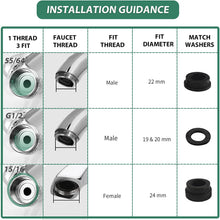 Load image into Gallery viewer, Rotating Faucet Extender, 1080 Degree Swivel Faucet Aerator
