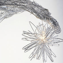 Load image into Gallery viewer, Aluminum Wire Star Moon Chandelier
