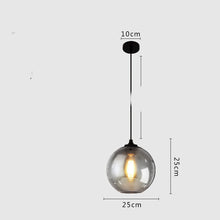 Load image into Gallery viewer, Dining Room Chandelier Art Lighting Glass Single Head Small Chandelier LED Lamps
