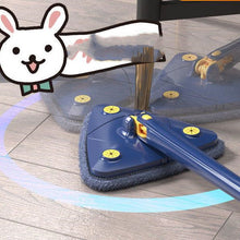 Load image into Gallery viewer, Extendable Triangle Mop 360 Rotatable Adjustable Mop
