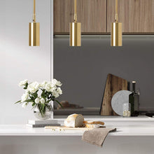 Load image into Gallery viewer, Brass Track Lighting Adjustable Gold Spotlights 
