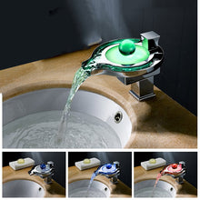 Load image into Gallery viewer, Led Luminous Color Changing Fashion Creative Copper Faucet
