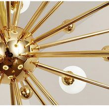Load image into Gallery viewer, Nordic LED Sputnik Postmodern Dandelion Glass Ball Molecular Chandelier 
