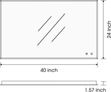 Load image into Gallery viewer, Dimmable 40 X 24 Inch Backlit Led 3 Colors White/Warm/Natural Lights Wall Mounted Fog Free mirror
