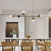 Load image into Gallery viewer, KCO Ceiling Pendant Adjustable Chandelier 6-Light Lamp Globe Glass

