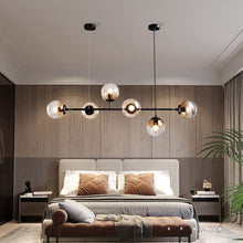 Load image into Gallery viewer, KCO Ceiling Pendant Adjustable Chandelier 6-Light Lamp Globe Glass
