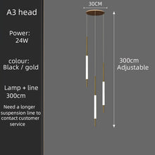 Load image into Gallery viewer, Led Long Line Pendant Stair case Chandelier
