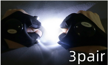 Load image into Gallery viewer, Outdoor Luminous Lighted Fingerless Gloves
