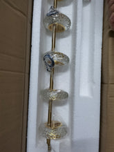 Load image into Gallery viewer, Light Luxury Postmodern Living Room Chandelier Atmospheric Copper Restaurant Model Room Lamp
