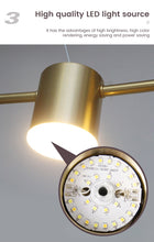 Load image into Gallery viewer, Nordic Led Hanging Black Dimmable Chandelier
