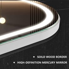 Load image into Gallery viewer, Smart Touch Oval LED Lights, 47&quot;X14.5&quot; Full Body Lighted, Wall Mounted/Over the Door Arched, Hanging Mirror 
