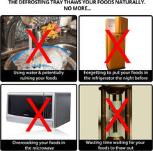 Load image into Gallery viewer, 4-In-1 Plastic Cutting Board with Defrosting Tray, Knife Sharpener, and Garlic Press 
