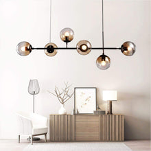 Load image into Gallery viewer, KCO Ceiling Pendant Adjustable Chandelier 6-Light Lamp Globe Glass
