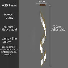 Load image into Gallery viewer, Led Long Line Pendant Stair case Chandelier
