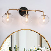 Load image into Gallery viewer,  3 Light Seeded Glass Shade 
