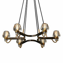 Load image into Gallery viewer, American Luxury Copper Chandelier Loft LED E14 Pendant Chandelier Lustre Chandelier Lighting Drop Light for Living Room
