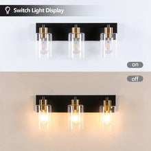 Load image into Gallery viewer, Clear Glass Shade,Modern Vanity Lights for Mirror Kitchen Hallway Foyer
