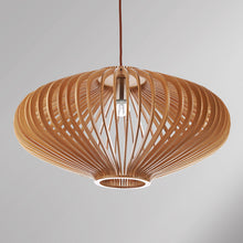 Load image into Gallery viewer, Bamboo Woven Nordic Birdcage Chandelier

